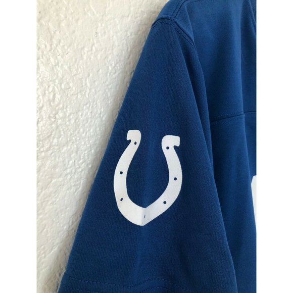 NFL Team Apparel Indianapolis Colts Andrew Luck Blue Short Sleeve Jersey Boy's S - Picture 3 of 8